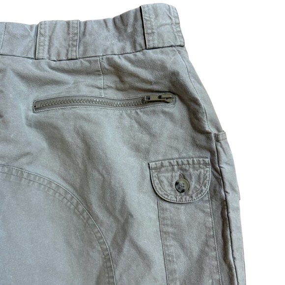 80s Banana Republic Convertible Zip-Off Pants Shorts Men's Safari Cargo Khaki 33 - Picture 8 of 11